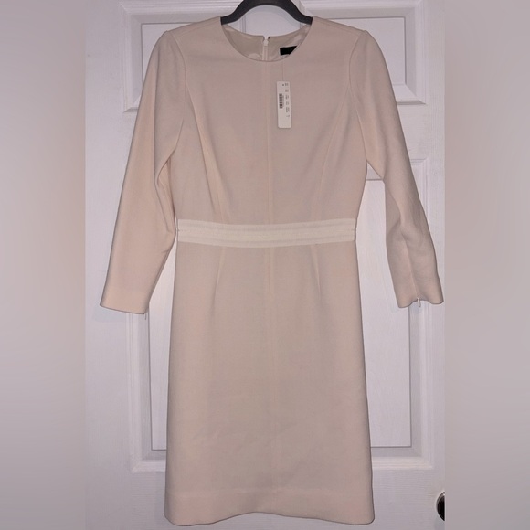 J. Crew Dresses & Skirts - J. Crew NWT Champagne Wool Long Sleeve Dress Size 2
